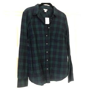 JCrew Flannel Button Down